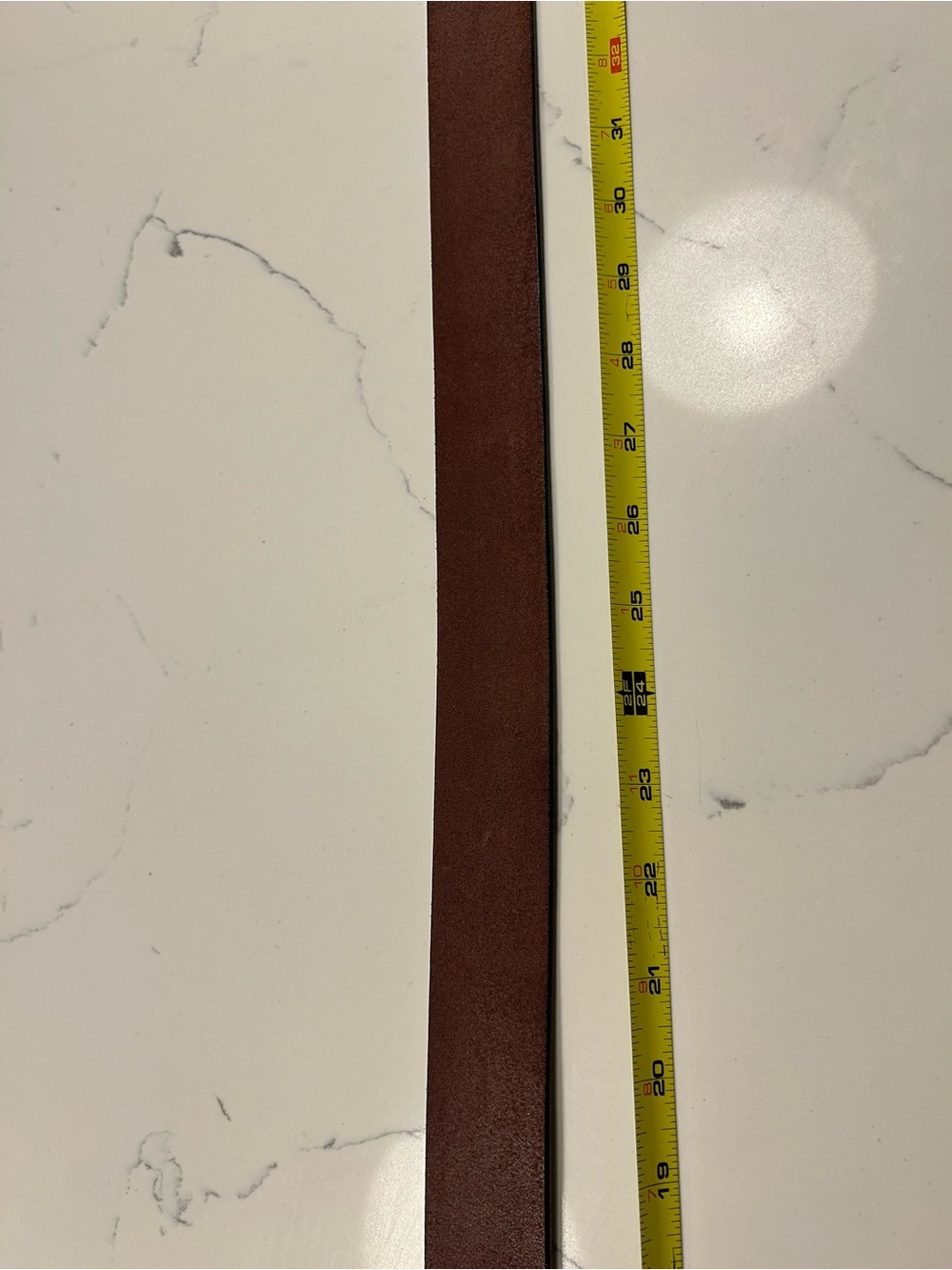 Free People Brooklyn Brown Leather Belt with Silver Buckle - Picture 6 of 7